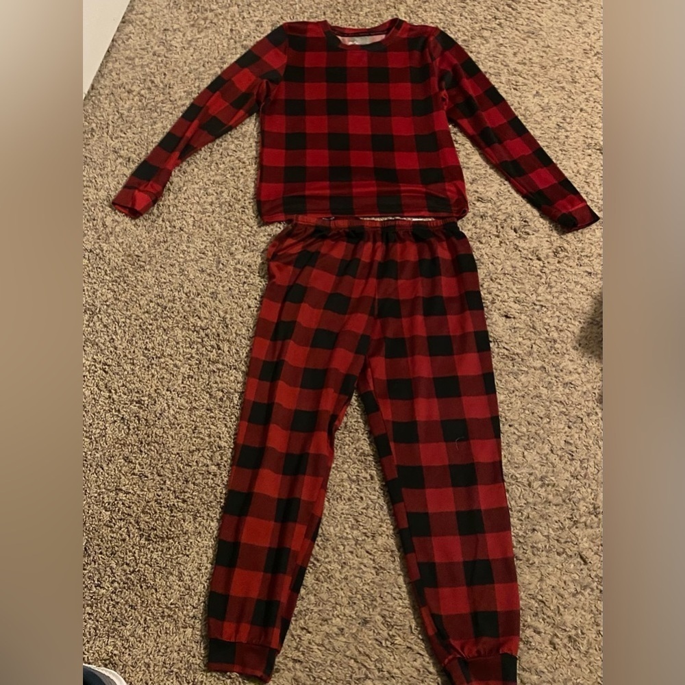 MUK LUKS Unisex Kids Pajama Set, Size 14